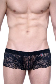 Boxer PetitQ Dentelle Ereac Noir