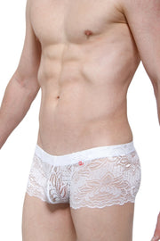 Boxer PetitQ Dentelle Ereac Blanc
