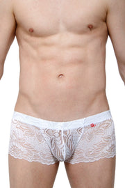 Boxer PetitQ Dentelle Ereac Blanc