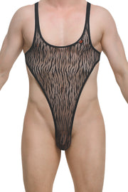 Bodythong Carbay Lace Savane Black