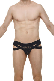 JockThong Bost Lace Black