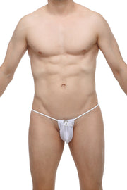 G-string Cocksak Bee White