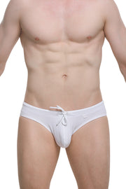 Swim Brief Plerinc White