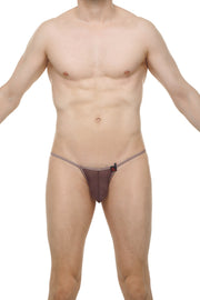 Thong Migny Plum Brown