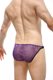 Bikini Auzits Cheetah Purple
