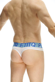 Thong Hole Cockring White